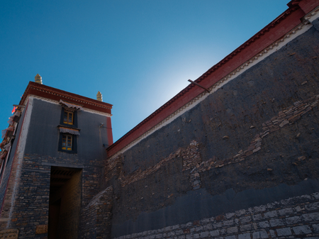 building in Lhasa Tibet, Chinaの写真素材