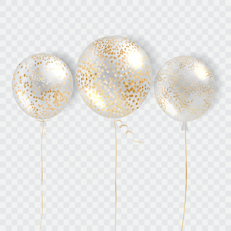 Ballons vector isolated foe poster, cover, frame.のイラスト素材