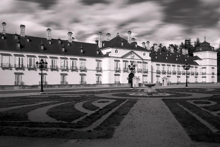 El Pardo (Madrid) Spain 12 October 2016: Palace of the Pardo old residence of Franco. El Pardo, Spainのeditorial素材