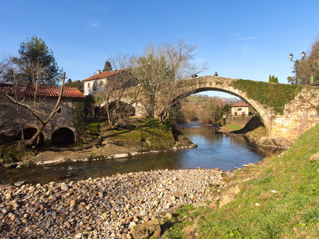 LiÃ©rganes, Spain - December 29, 2019- Lierganes town declared a monumental artistic complex in...