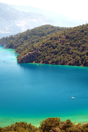 beautiful bay as backgroundの写真素材