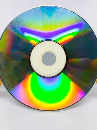 a LaserDisc optical storage medium