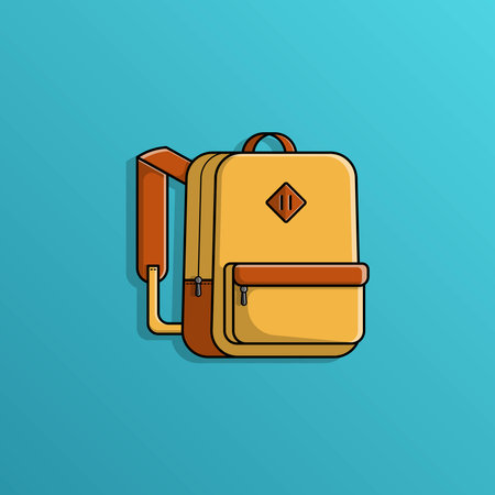 Bag backpack, Vector illustration eps.10のイラスト素材