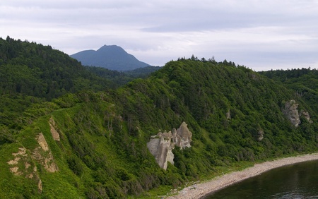 Rough country Kurilの写真素材