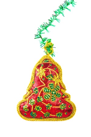 Christmas-tree decorations  Isolated on whiteの写真素材