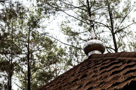 The highlight of the small mosque in the fieldsの写真素材