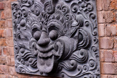 Unique motif on the Old fence of a mosqueのeditorial素材