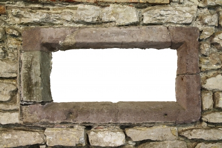 old wall piece for script or for creative landscape image montageの写真素材