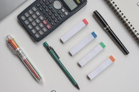 Some office supplies and tools used in daily useのeditorial素材