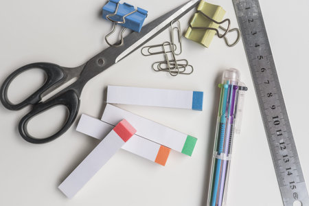 Some office supplies and tools used in daily use