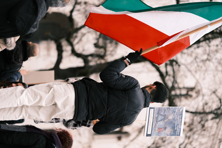 Munich, Germany - 11302022: Campus Rally for Iranのeditorial素材