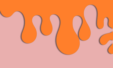 orange web background with blue and green background.  ui ux