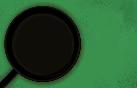 cooking background. pan for cooking.の写真素材