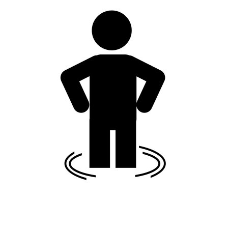 vector illustration of flooding, flood disasterのイラスト素材