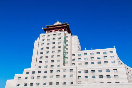 Beijing urban architectural landscapeのeditorial素材