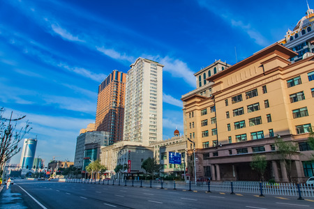 Urban architectural landscape in Harbin, heilongjiang provinceのeditorial素材