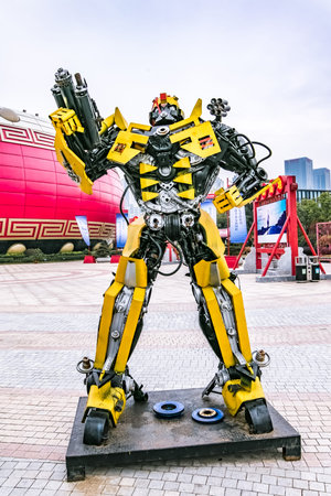 Transformers electronic robot landscape