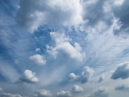 Blue sky.