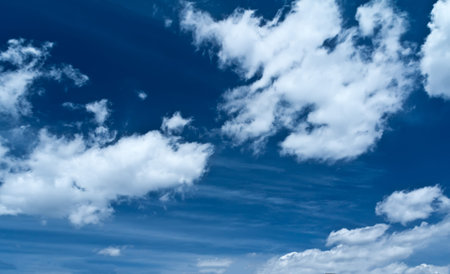 blue sky and white clouds