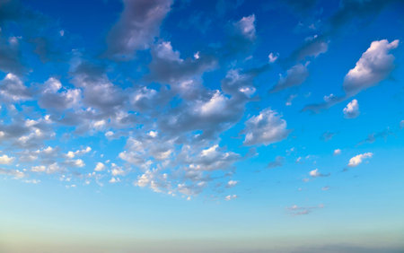 blue sky and white clouds