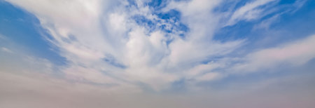 Blue sky and white clouds