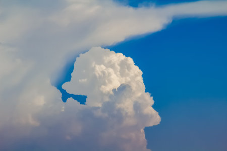 blue sky and white clouds