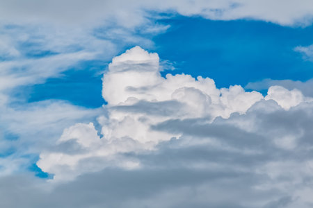blue sky and white clouds