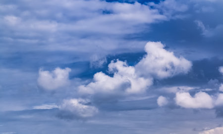 blue sky and white clouds