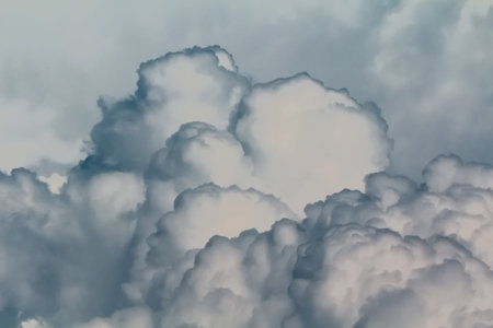 Sky nature typhoon clouds