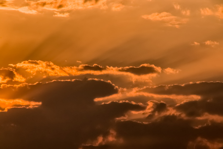 Sky sunset viewの写真素材