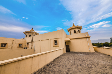 Architectural landscape of Xixia Museum in Yinchuan City, Ningxiaのeditorial素材