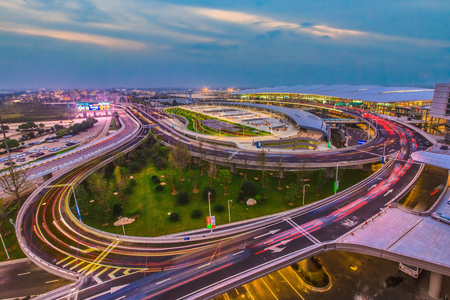 Nanjing Lukou International Airport, Jiangsu Provinceのeditorial素材
