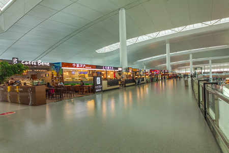 Nanjing Lukou International Airport, Jiangsu Provinceのeditorial素材