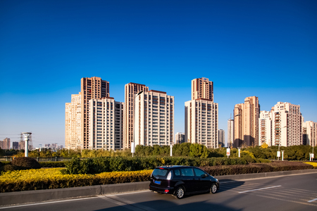 Urban architecture landscape of Suzhou City, Jiangsu Provinceのeditorial素材