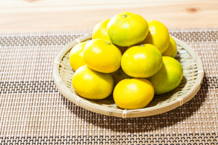 Mandarin orangesの写真素材