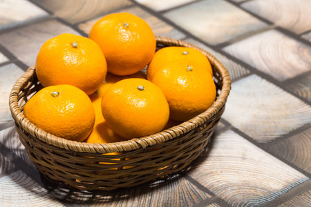 Mandarin orangesの写真素材