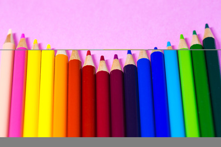 Colorful pencilsの写真素材