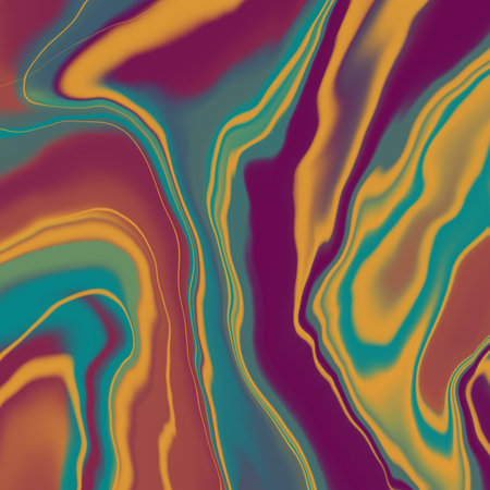 Bright abstract background with tints of paint. Raster illustration. Holographic effect.の写真素材