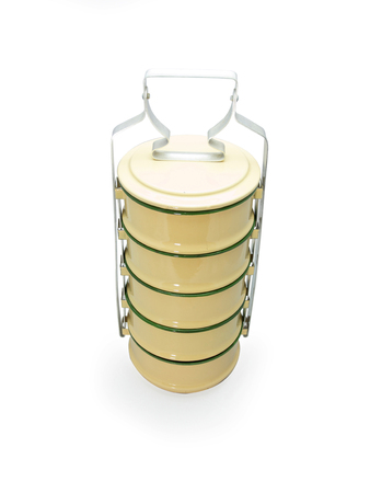 food carrier on white background, isolatedの写真素材