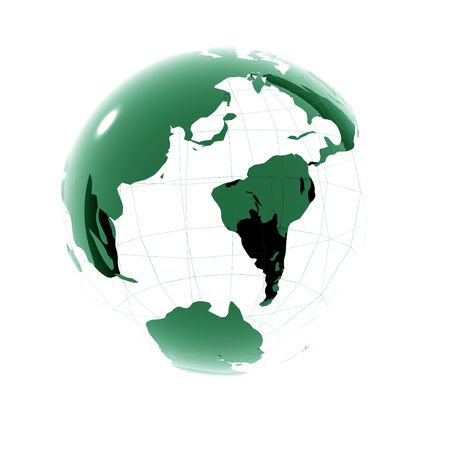 earth_wireframeの写真素材