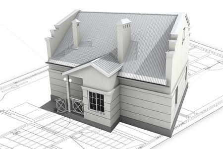 house and planの写真素材