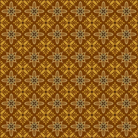 Classic batik seamless pattern backgroundのイラスト素材