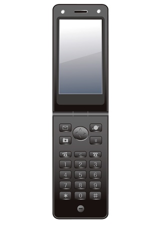 mobile phone vectorのイラスト素材