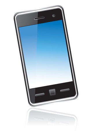 smartphone Touchscreen vectorのイラスト素材