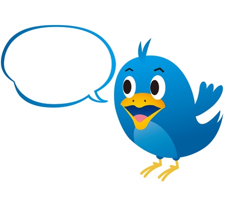 bird blueのイラスト素材