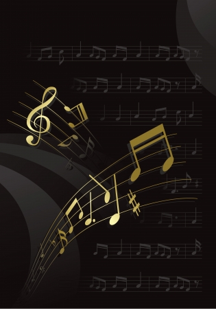 music & noteのイラスト素材