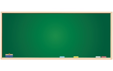 Green blackboardのイラスト素材