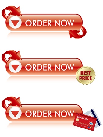 Order Now Button Vectorのイラスト素材