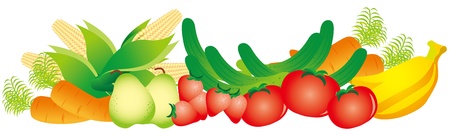 Vegetablesのイラスト素材