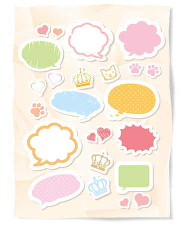 speech bubble Vector  のイラスト素材